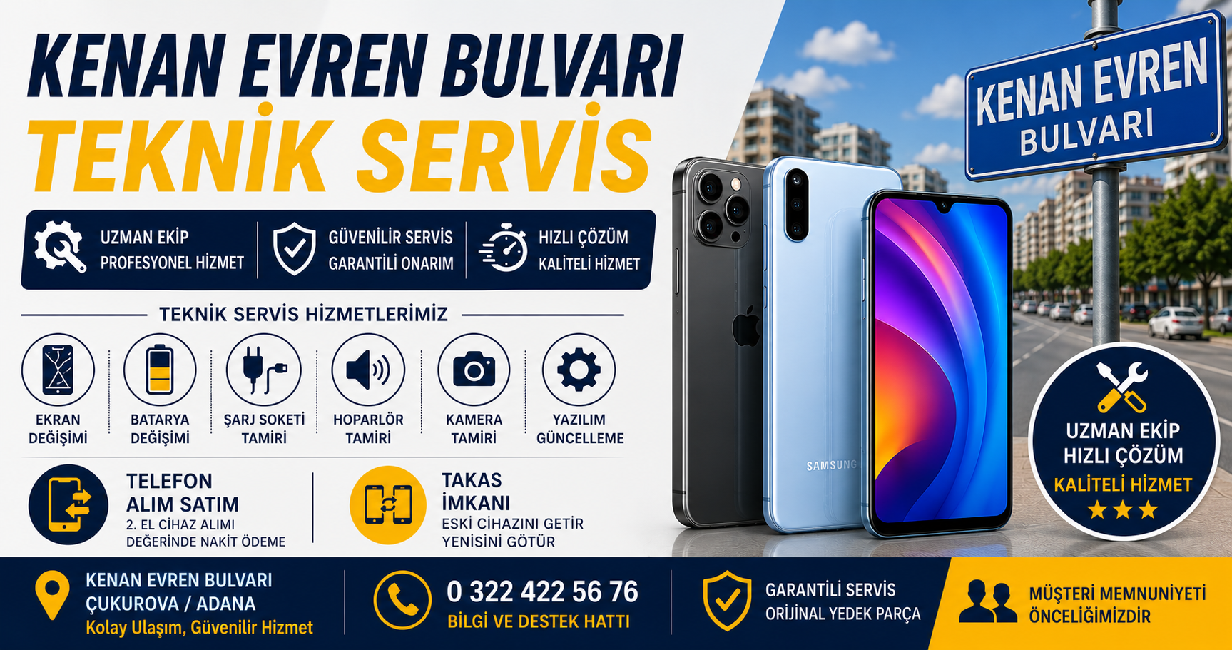Kenan Evren Bulvarı Teknik Servis