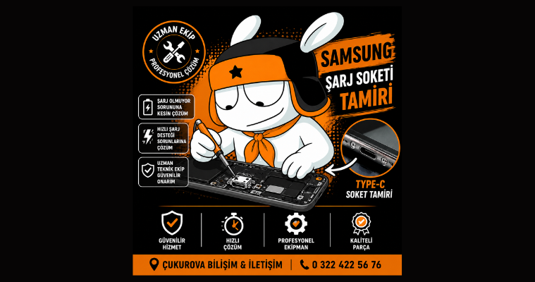 Samsung şarj soketi tamiri