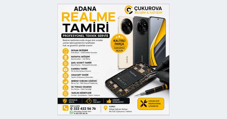 Adana Realme Tamiri