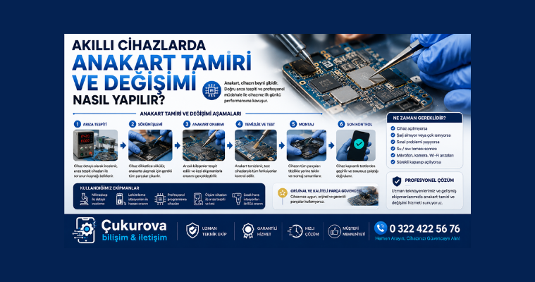 Akıllı Cihazlarda Anakart Tamiri Ve Değişimi Nasıl Yapılır?