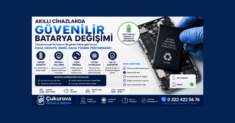 Akıllı Cihazlarda Güvenilir Batarya Değişimi 