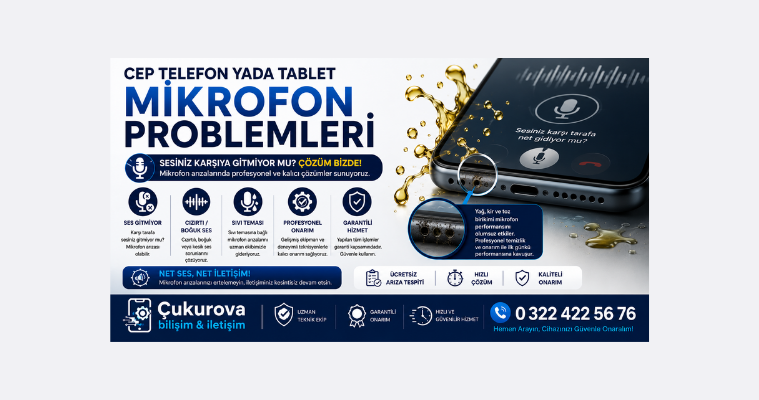 Cep Telefon Yada Tablet Mikrofon Problemleri