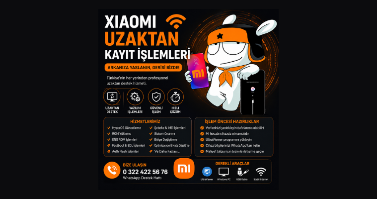 Xiaomi Uzaktan Teknik Servis