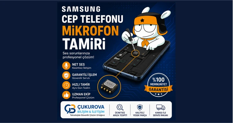 Samsung Cep Telefonu Mikrofon Tamiri