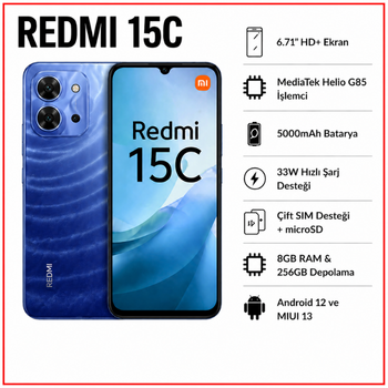 Adana Xiaomi Redmi 15C Satış