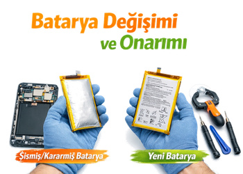 Bataryamın ömrü bitti, bataryamı değiştirebilir misiniz?