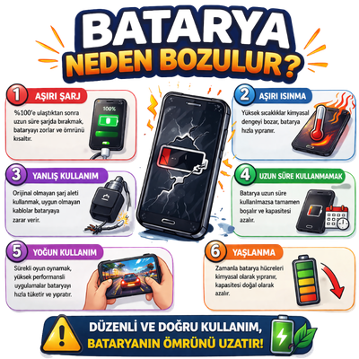 Batarya Neden Bozulur