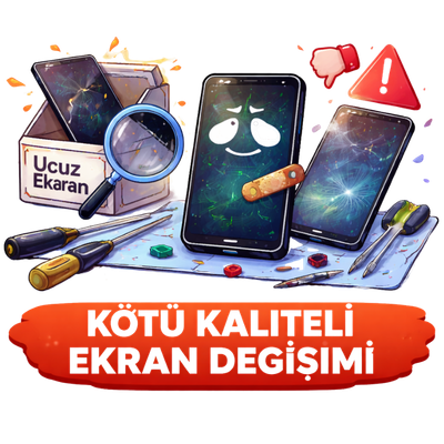 Kötü Kaliteli Ekran Değişimi