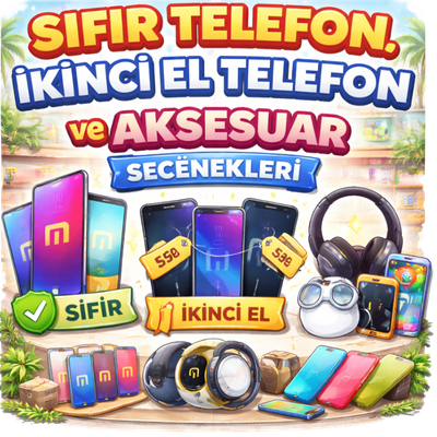 Sıfır Telefon, İkinci El Telefon ve Aksesuar Seçenekleri