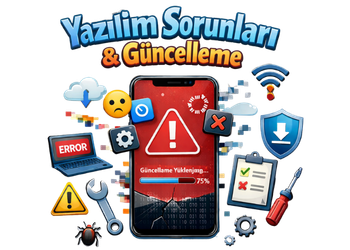 Telefonumun yazılımında sorun var, nasıl yardım alabilirim?