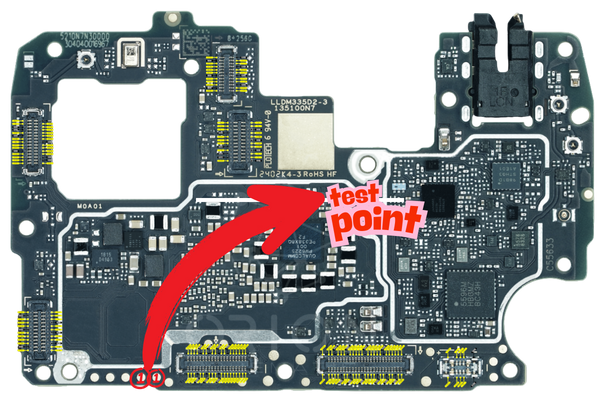 Xiaomi Redmi Note 13 4G (Sapphire) test point